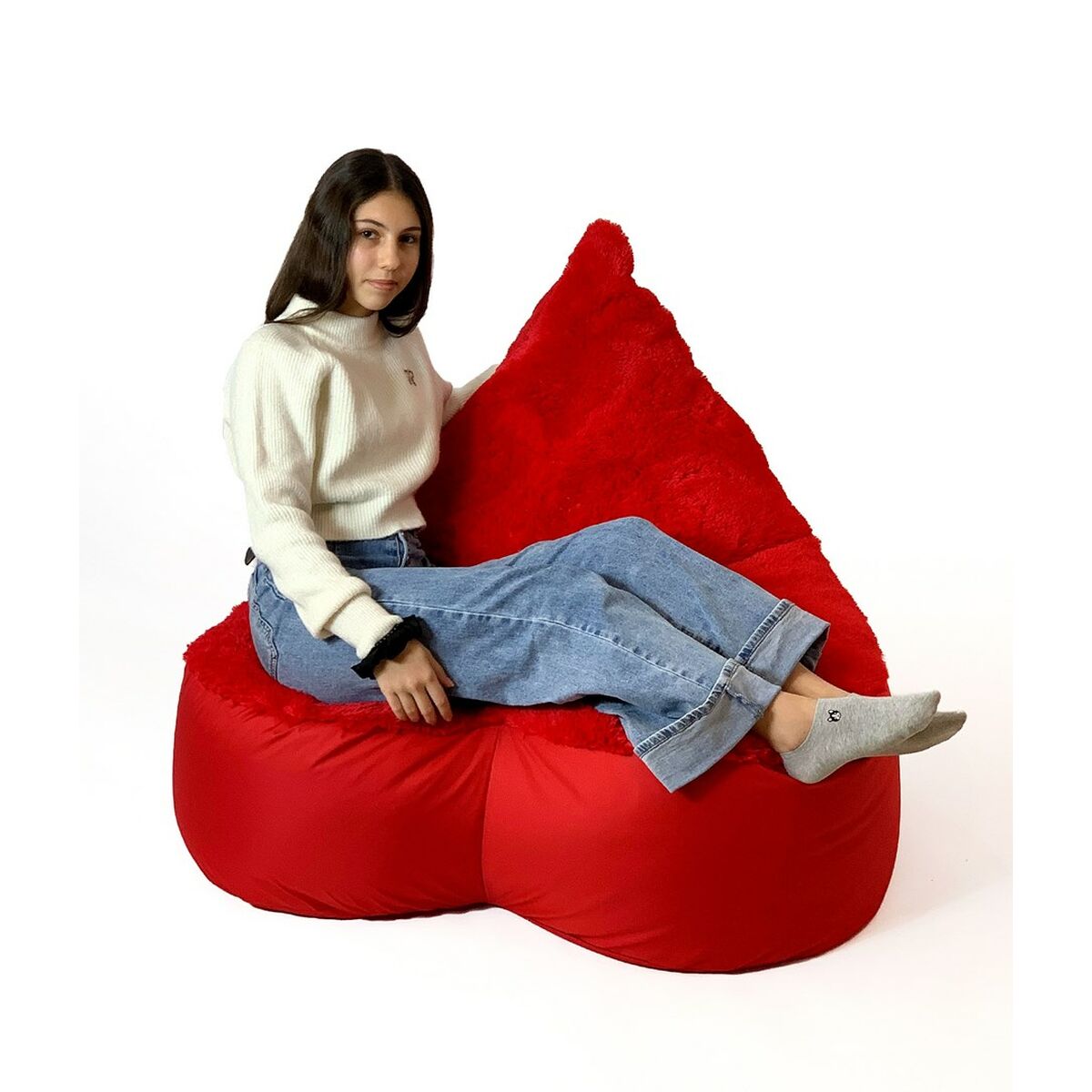 Puff GO GIFT Rød Oxford 140 x 100 cm